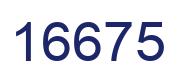 Número 16675 imagen azul