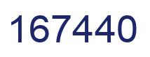 Número 167440 imagen azul