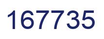 Número 167735 imagen azul