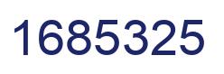 Número 1685325 imagen azul