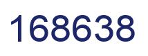 Number 168638 blue image