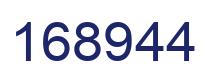 Número 168944 imagen azul