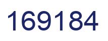 Número 169184 imagen azul