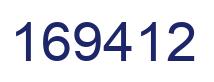 Número 169412 imagen azul