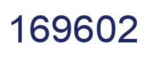 Number 169602 blue image