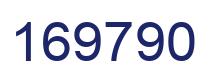 Number 169790 blue image