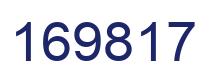 Number 169817 blue image