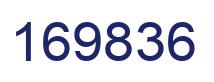 Number 169836 blue image