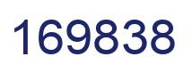 Number 169838 blue image