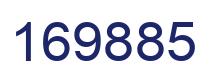 Number 169885 blue image