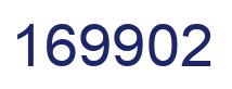 Number 169902 blue image