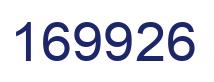 Number 169926 blue image
