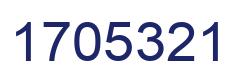 Number 1705321 blue image