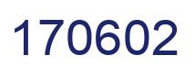 Número 170602 imagen azul