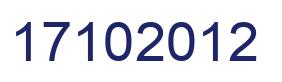 Number 17102012 blue image