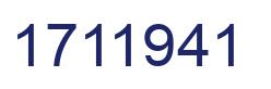 Número 1711941 imagen azul