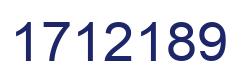Número 1712189 imagen azul