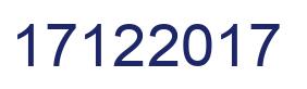 Number 17122017 blue image