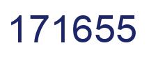 Number 171655 blue image