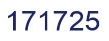 Número 171725 imagen azul