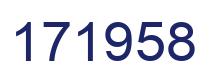Number 171958 blue image