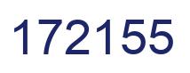 Number 172155 blue image