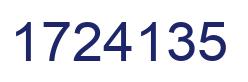 Número 1724135 imagen azul