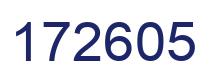 Número 172605 imagen azul