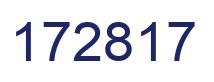Número 172817 imagen azul
