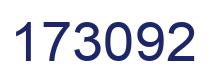 Number 173092 blue image