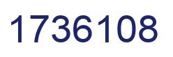 Number 1736108 blue image