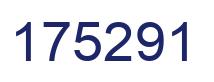 Número 175291 imagen azul
