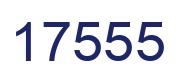 Número 17555 imagen azul