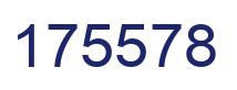 Number 175578 blue image