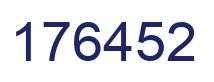 Número 176452 imagen azul