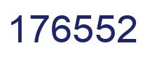Number 176552 blue image