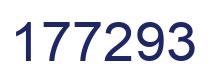 Número 177293 imagen azul
