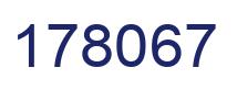 Number 178067 blue image