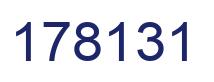 Number 178131 blue image