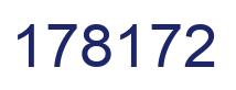 Number 178172 blue image