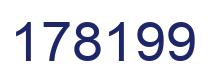 Number 178199 blue image