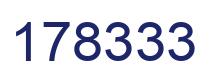 Number 178333 blue image