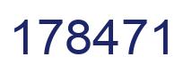 Número 178471 imagen azul