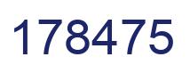 Número 178475 imagen azul