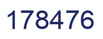 Número 178476 imagen azul