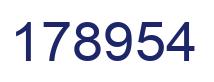 Número 178954 imagen azul