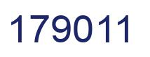 Número 179011 imagen azul