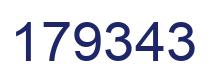 Número 179343 imagen azul