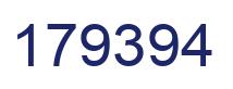 Número 179394 imagen azul
