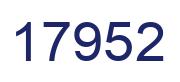 Número 17952 imagen azul